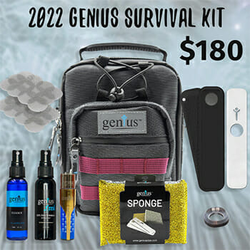 GENIUS PIPE COUPON for $10 OFF GENIUS CLEANER KIT + FREE GIFT