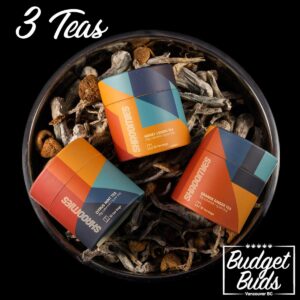 BUDGET BUDS COUPON for MIX & MATCH 3 MUSHROOM TEAS