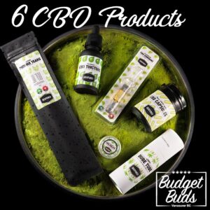 BUDGET BUDS COUPON for 30% OFF MIX AND MATCH 6 CBD BASKET