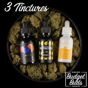 BUDGET BUDS COUPON for 20% OFF MIX AND MATCH 3 TINCTURES