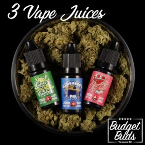 BUDGET BUDS COUPON for 20% OFF MIX AND MATCH 3 VAPE JUICES