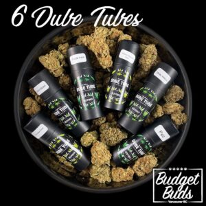 BUDGET BUDS COUPON for 20% OFF MIX AND MATCH 6 DUBE TUBES