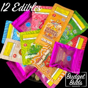 BUDGET BUDS COUPON for 25% OFF MIX AND MATCH 12 EDIBLES