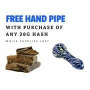 FREE PIPE WITH 28G HASH PURCHASE